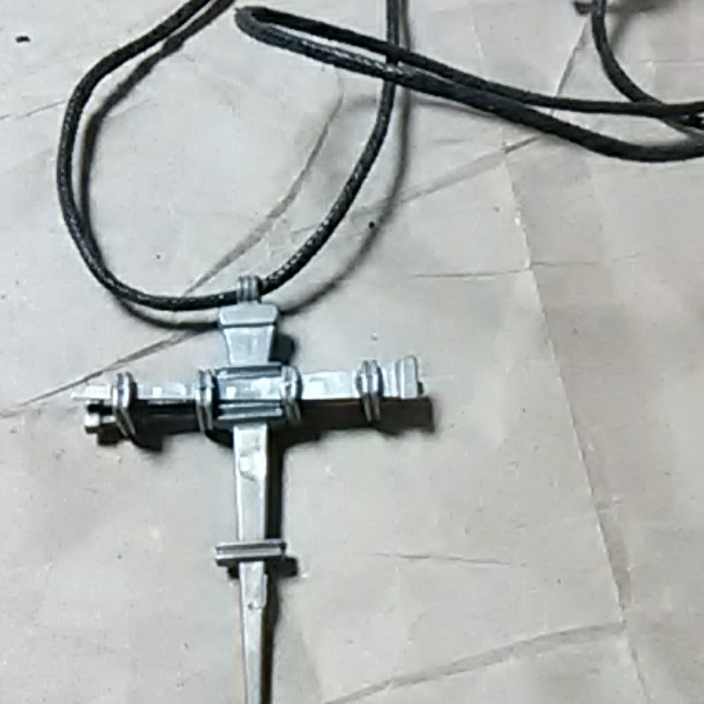Pewter Nail Cross